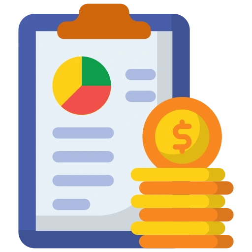 Integrated loan accounting and ledger icon