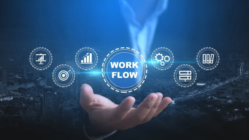 Configurable loan product workflow automation